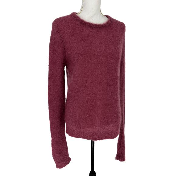 Simon Miller Tatum Mohair Blend Sweater in Ruby Pink - Picture 11 of 14